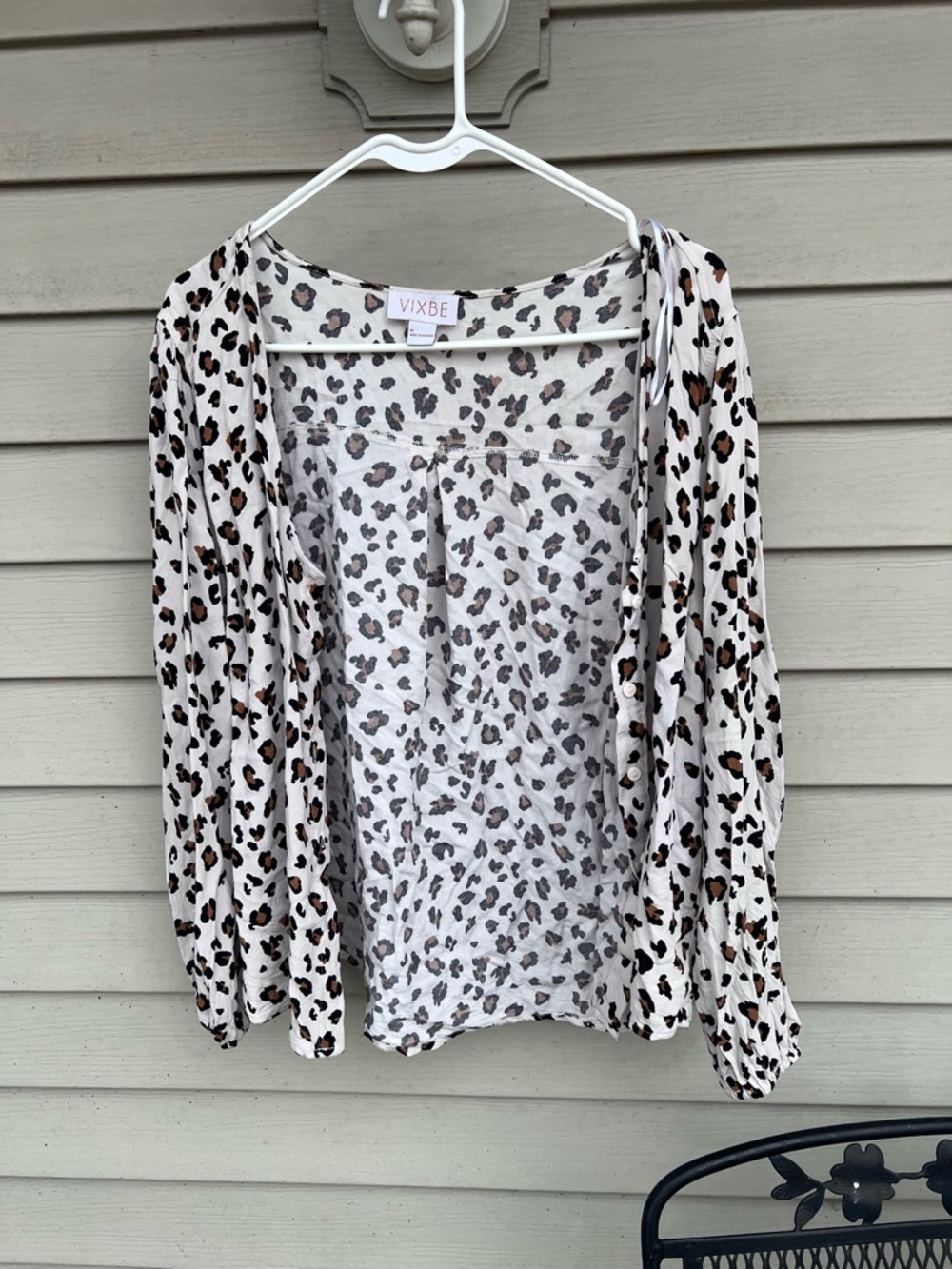 Leopard Print Button-Up